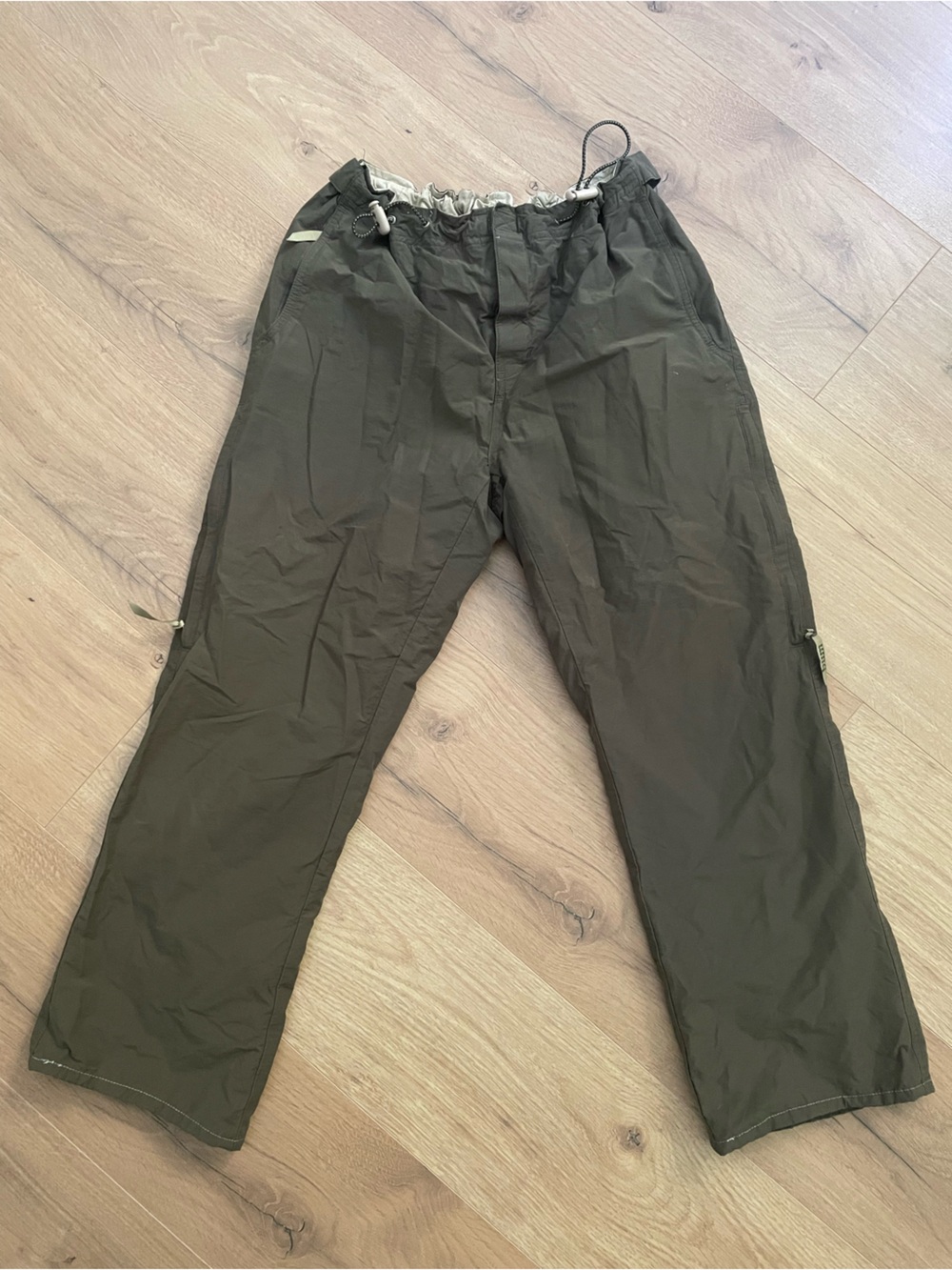 BUM equipment Olive Green Drawstring Outdoor Pants